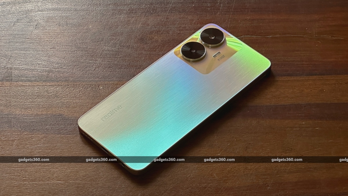 Realme C55 back design ndtv RealmeC55  Realme