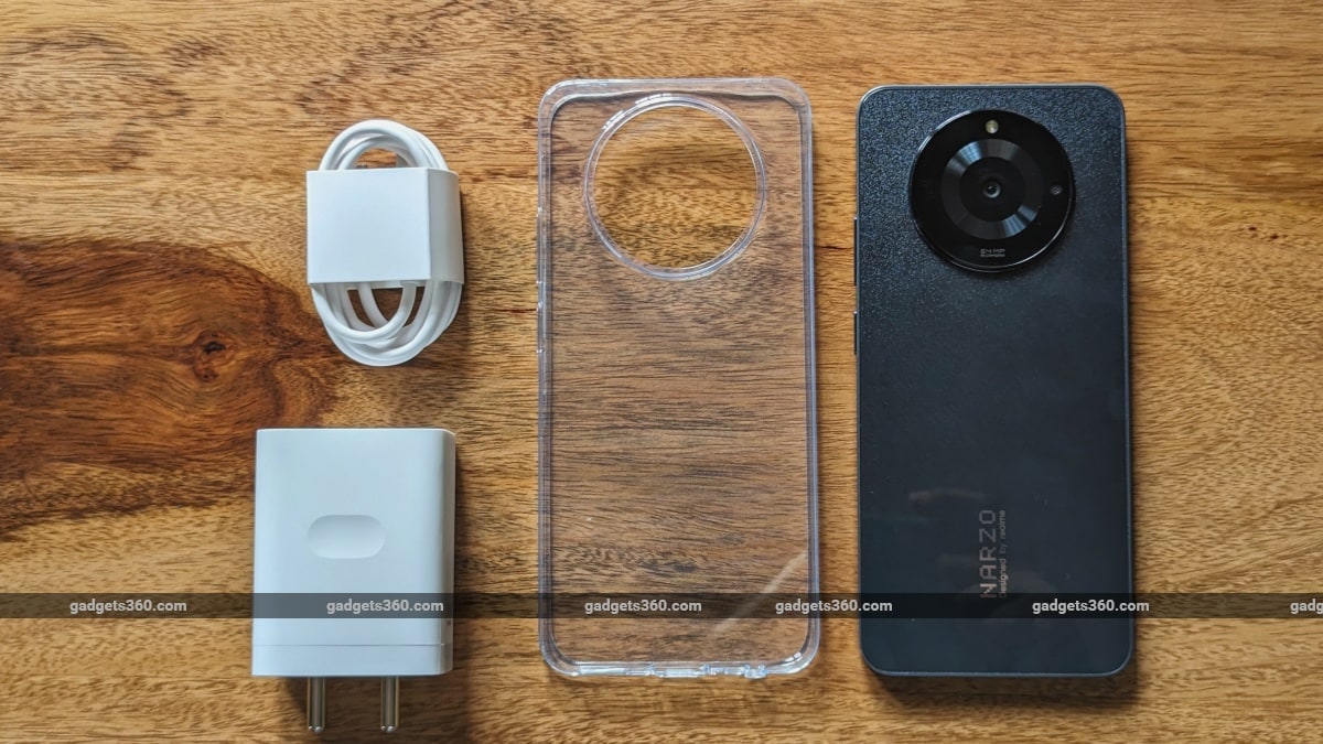 Realme Narzo 60 5G box contents gadgets 360 RealmeNarzo605G  Realme