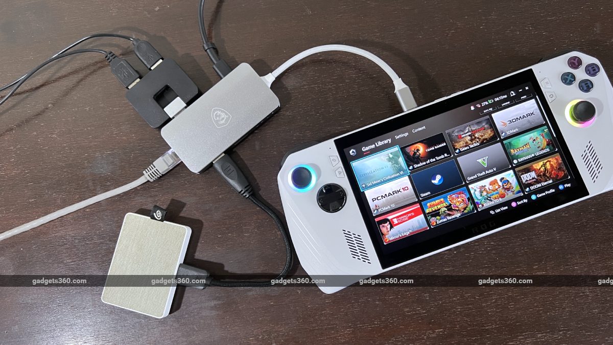 asus rog ally docks ndtv rog ally