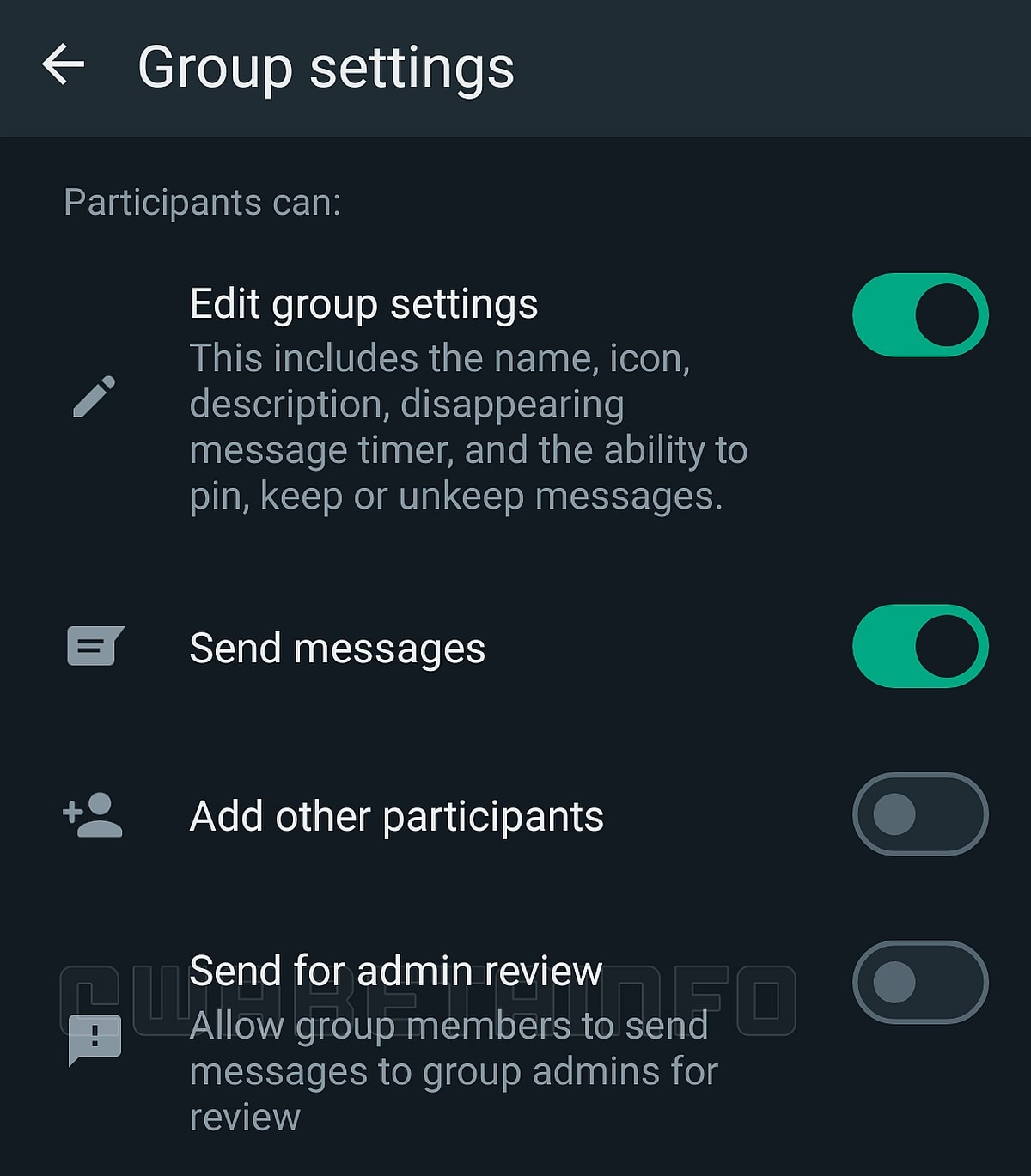 whatsapp beta version send for admin review wabetainfo whatsapp beta