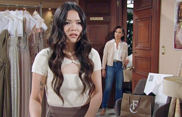 Bold and the Beautiful: Luna Nozawa (Lisa Yamada) - Li Finnegan (Naomi Matsuda) | CBS