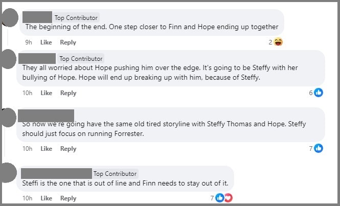 Bold and The Beautiful Spoilers: Thomas Forrester (Matthew Atkinson) - Steffy Forrester (Jacqueline MacInnes Wood) - FB Comments