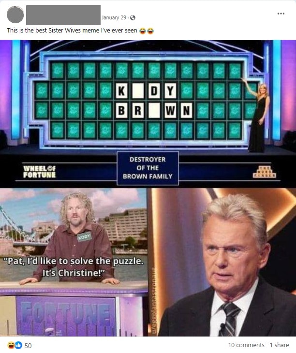Sister Wives: Kody Brown - FB