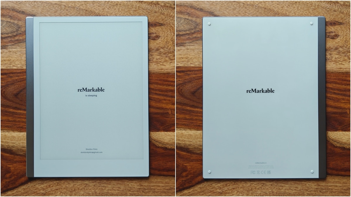 remarkable2 frontback design ndtv reMarkable2  reMarkable