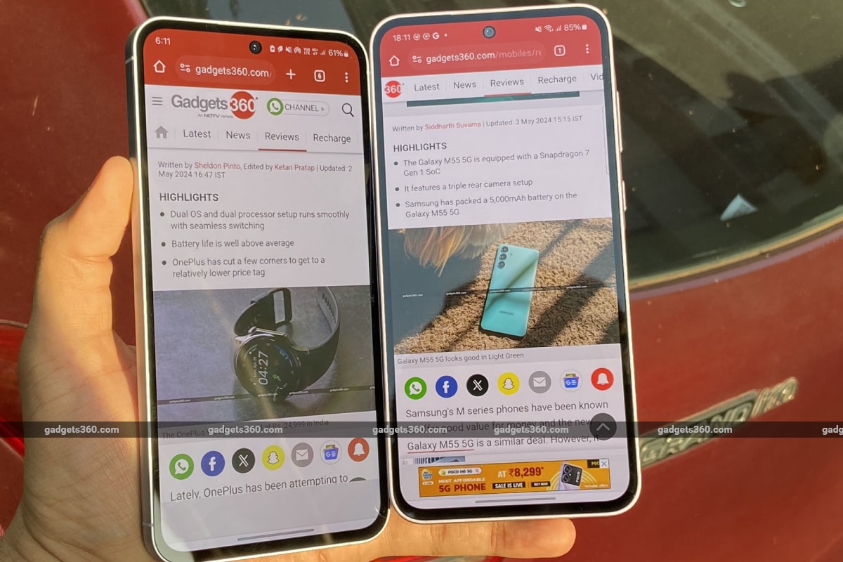 samung galaxy a55 a35 review ndtv Samsung Galaxy A55  Samsung Galaxy A35