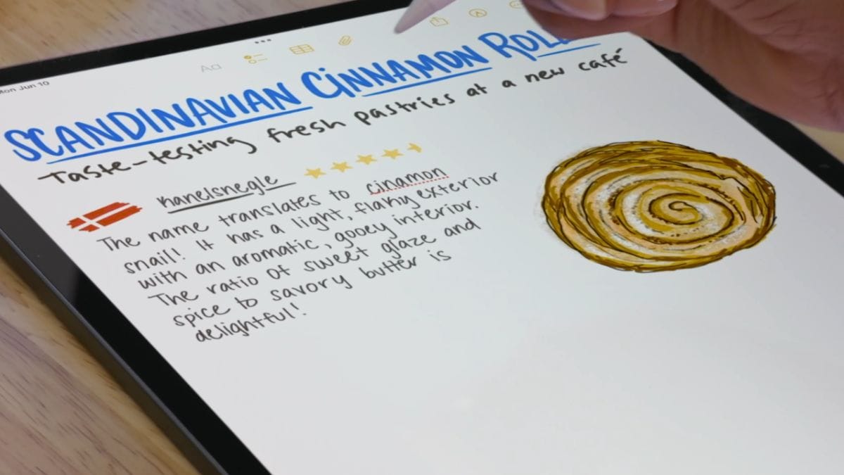 ipados 18 smartscript iPadOS 18 Notes app