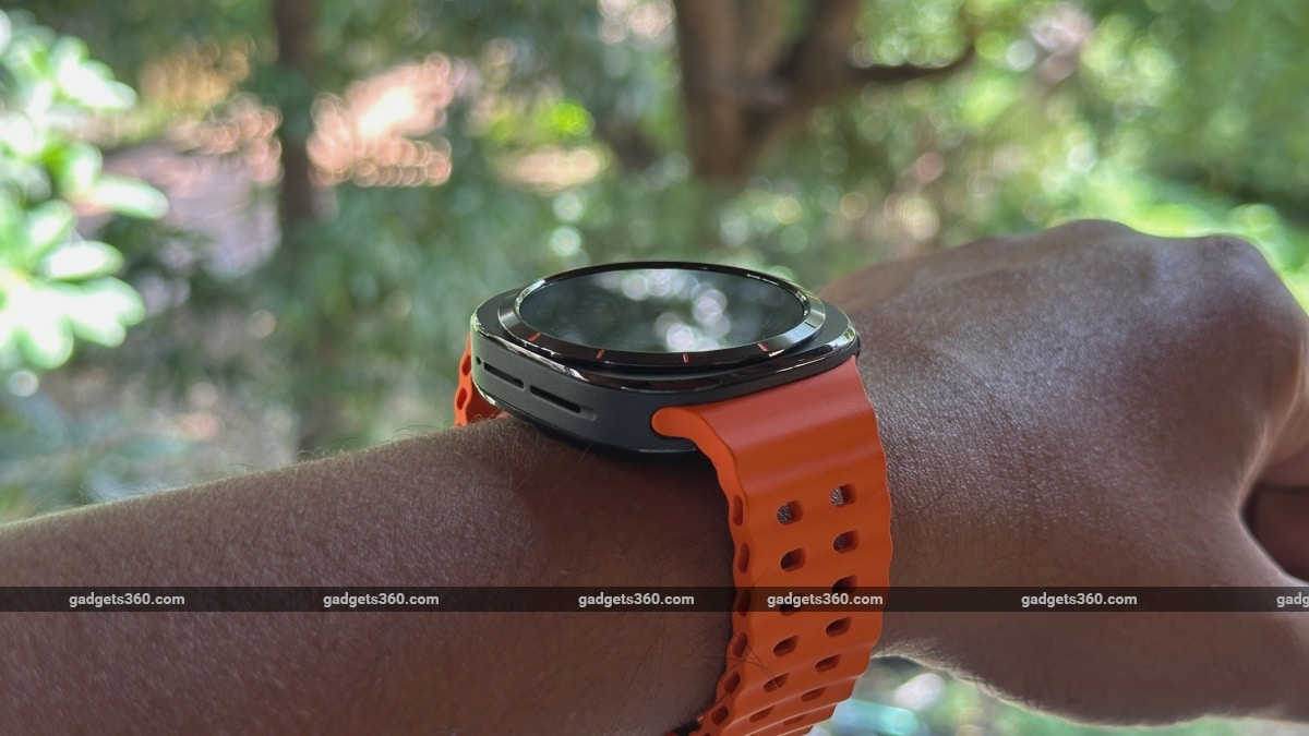 samsung galaxy watch ultra design speaker gadgets 360 SamsungGalaxyWatchUltra  Samsung
